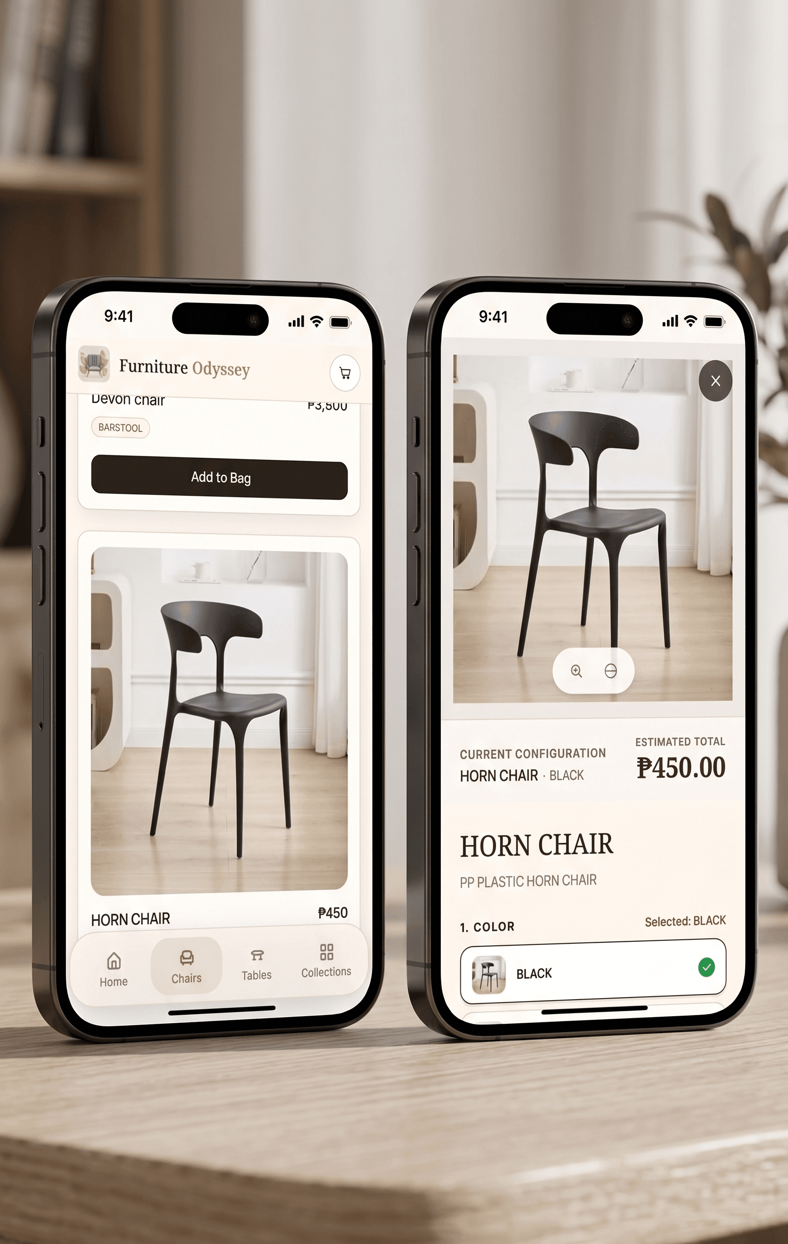Furniture Odyssey catalog website
