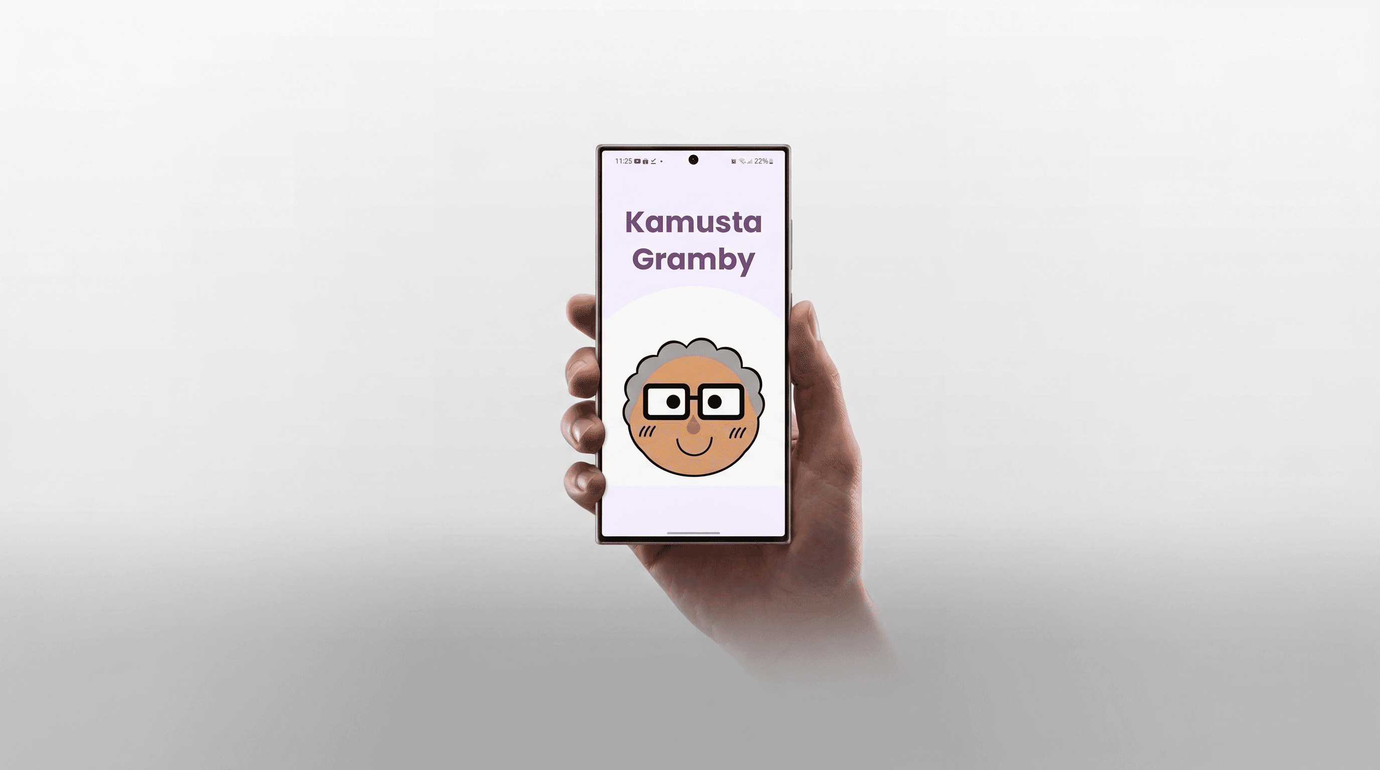 Kamusta Gramby wellness check-in app hero